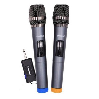 Xả hàng cuối năm - giá sốc -bộ 2 micro blueotooth karaoke zansong v19 chất lượng cao