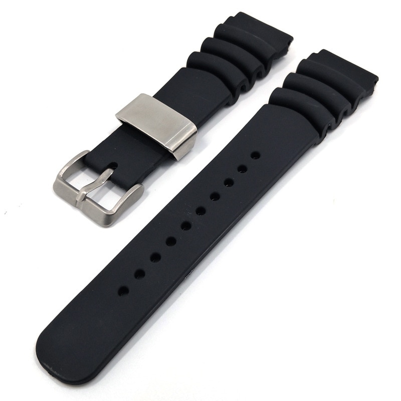 Seiko Dây Cao Su Thay Thế Cho Đồng Hồ Thể Thao 22mm 24mm