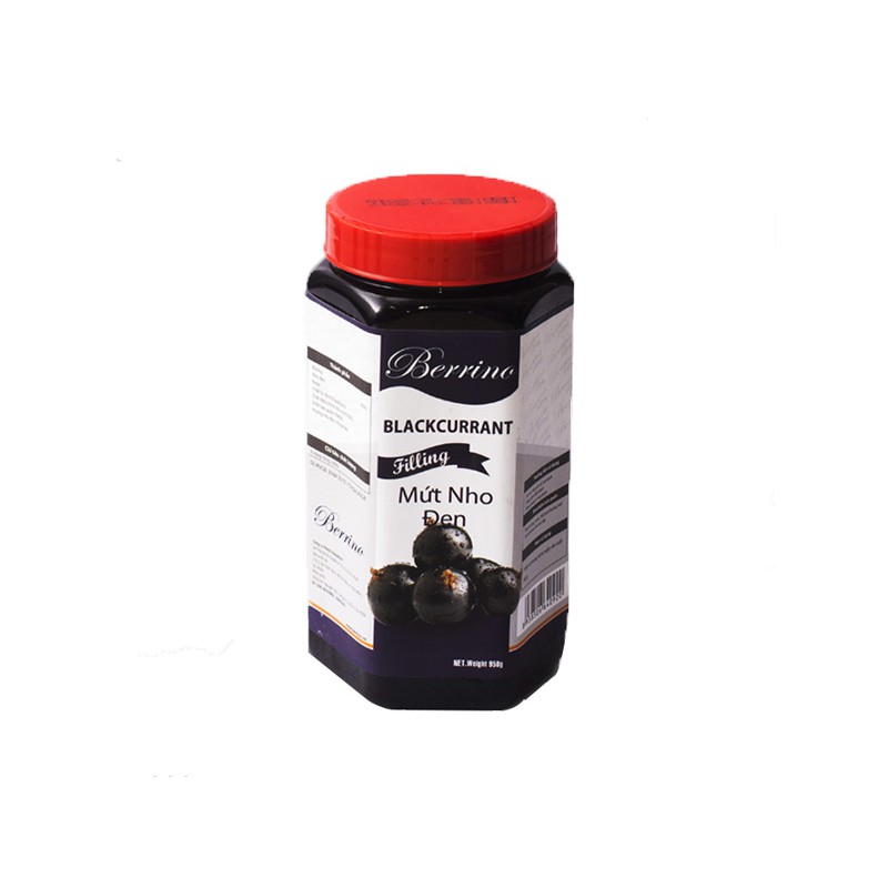 Mứt Nho đen Berrino (Blackcurrant filling) 950g - TBE013