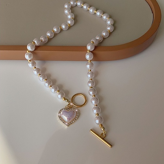 Vòng Cổ Choker Đính Ngọc Trai Sang Trọng Phong Cách Hàn Quốc Cho Nữ