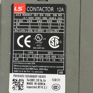 Khởi động từ Contactor LS GMC 12A