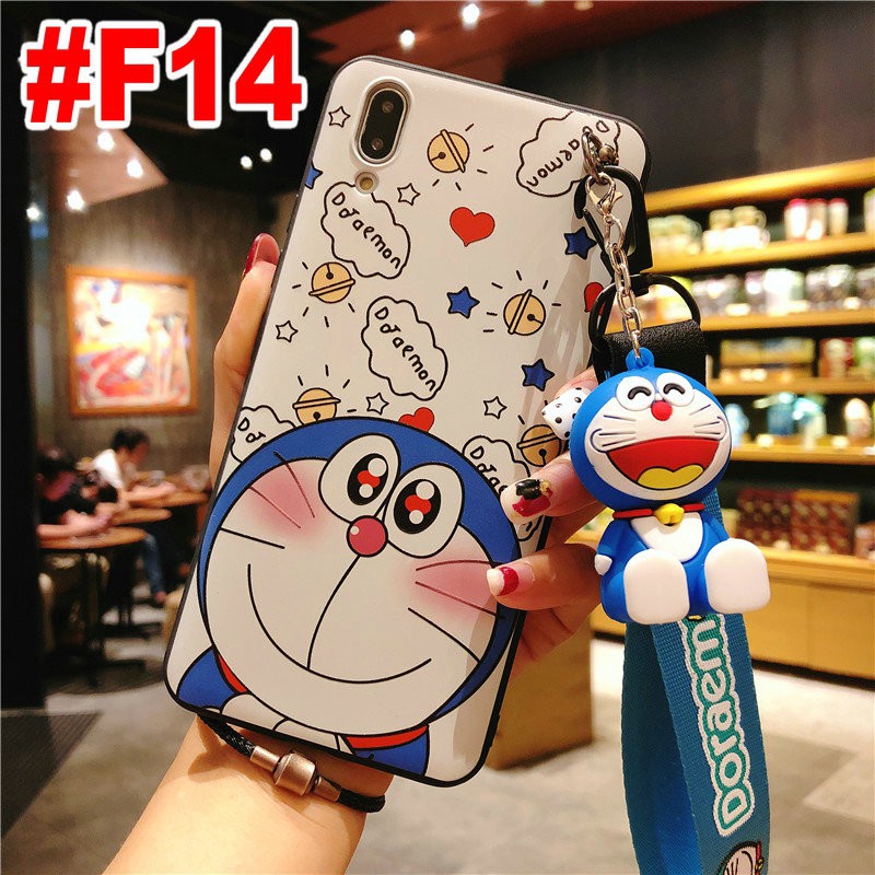 Ốp điện thoại TPU mềm có dây đeo và móc khóa cho OPPO A52 A92 A31 A91 2020 A1K A3s A5s A7 A12e F11 Pro Realme 6i 5i 5s XT C1 C2 Pro | BigBuy360 - bigbuy360.vn