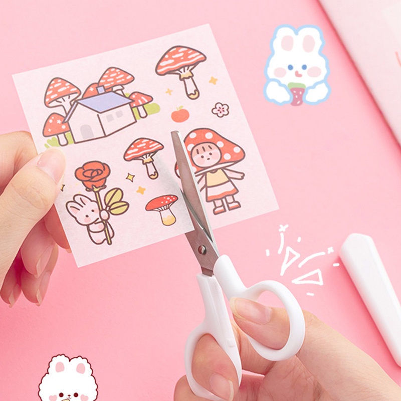 Kéo trắng kèm vỏ bảo vệ an toàn cho bé