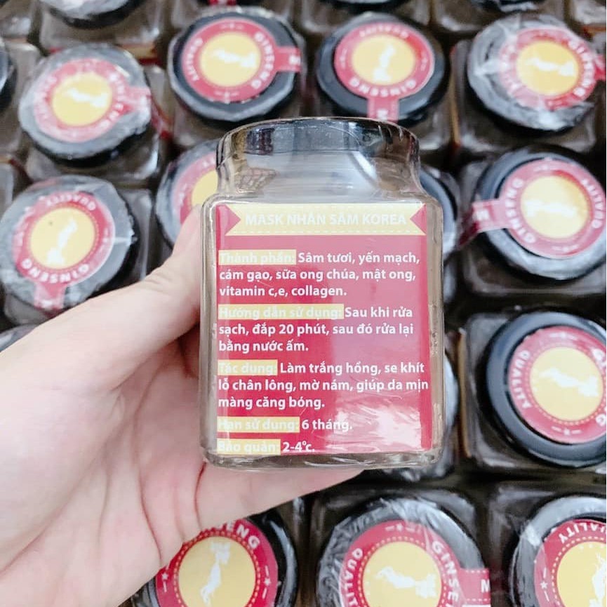Mặt Nạ Mask Nhân Sâm Tươi Hàn Quốc 100%