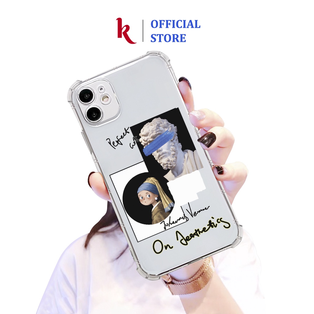 Ốp lưng iphone chống sốc David che mặt case 15 pro max 15plus 14 13 12 promax 11 mini 6 6s 7 8 plus x xr xs Se