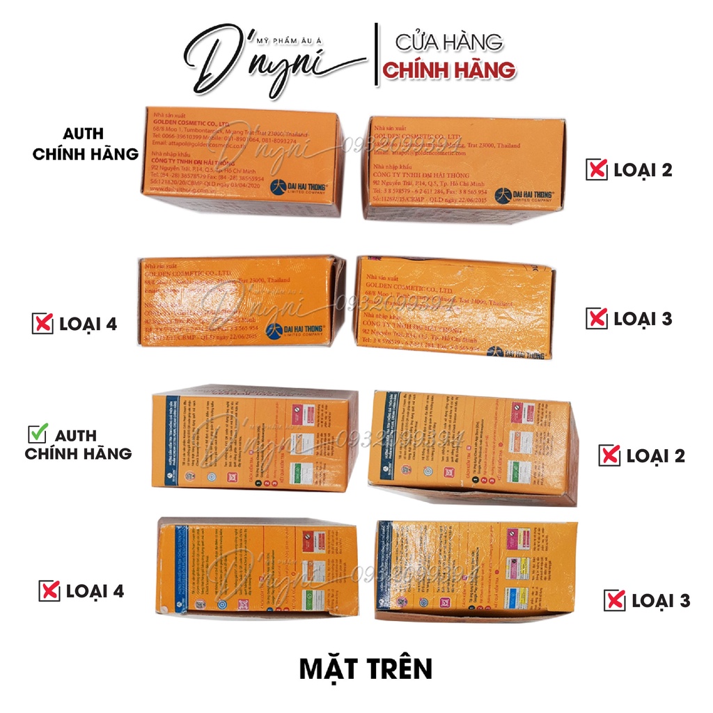Kem Dưỡng Da Ngọc Trai Korean GOLDEN KOREAN EXTRA PEARL CREAM Sâm Vàng 5g Thái Lan - SÂM VÀNG