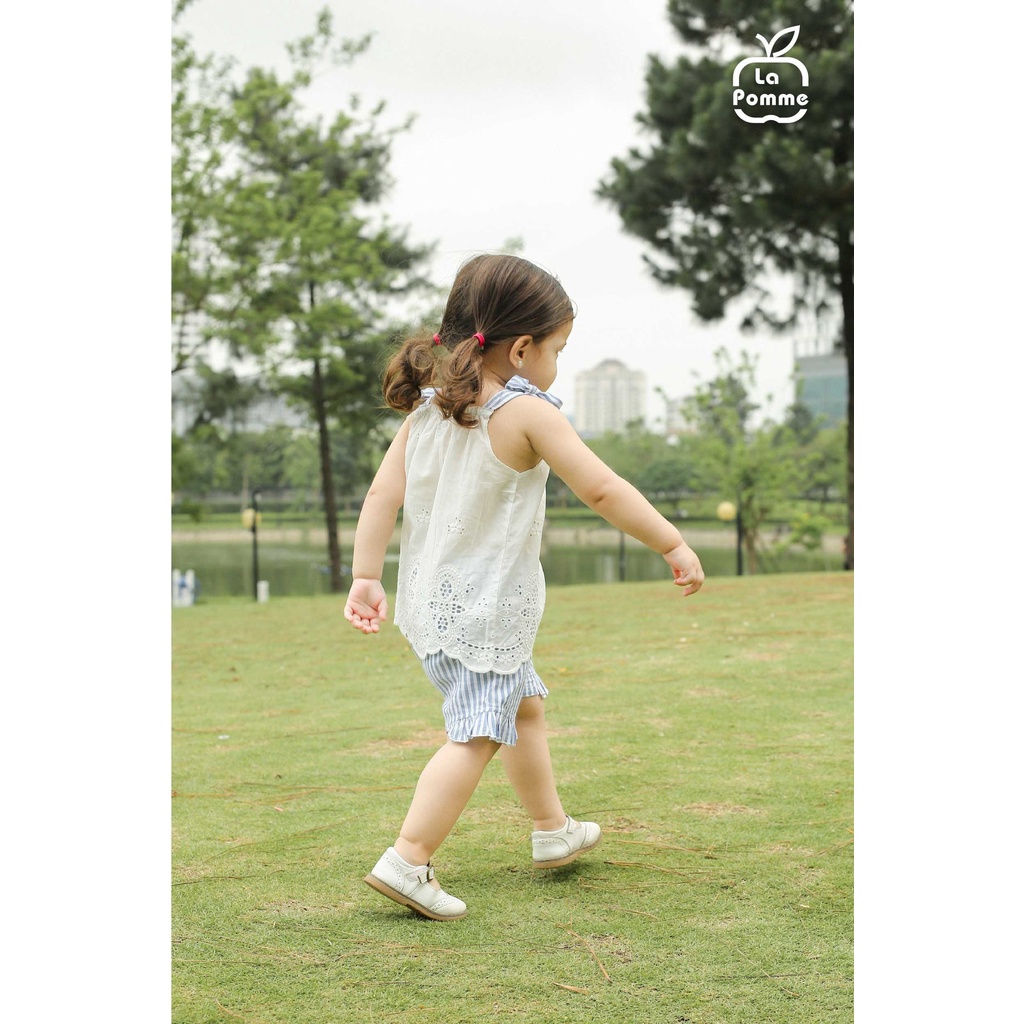 [CHÍNH HÃNG] Bộ hai dây bé gái giỏ mây mùa hè 10001 La Pomme