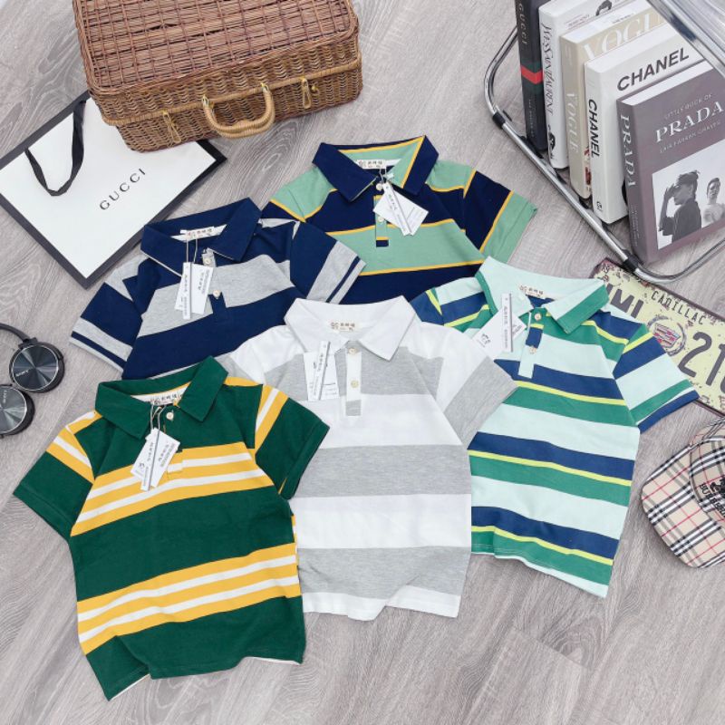 Thanh lý áo cổ bẻ bé trai 24.42kg thanh lí