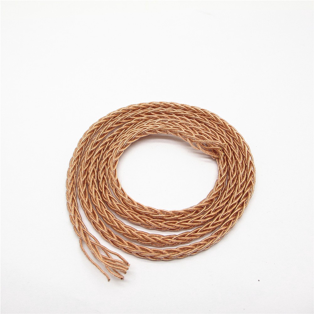 Một mét dây tai nghe DIY bằng đồng màu vàng đỏ tiện dụng