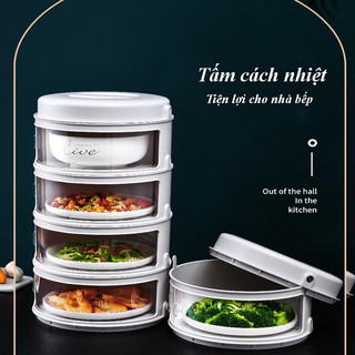 Lồng Bàn Đậy Thức Ăn Giữ Nhiệt Chống Bụi Tiện Dụng ST