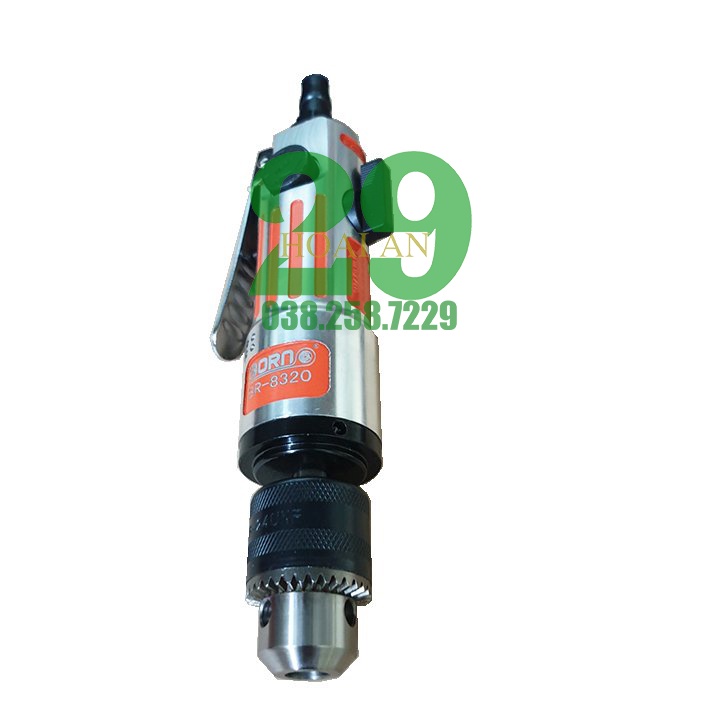 Máy khoan hơi dạng vít mâm kẹp 10mm Tặng găng tay bảo hộ