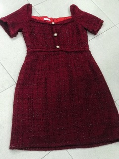 Đầm dạ tweed mẫu mới
