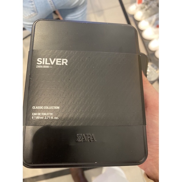 Nước hoa nam Zara man Silver hộp thiếc.