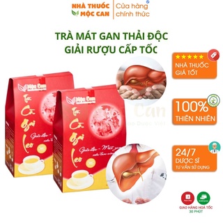 Trà cà gai leo, trà mát gan, trà mát gan giải độc gan, thanh nhiệt, giảm mụn nhọt, hạ men gan mộc can - trà mộc can