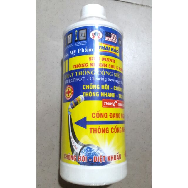 NƯỚC THÔNG CỐNG SIÊU MẠNH SAU 5 PHÚT