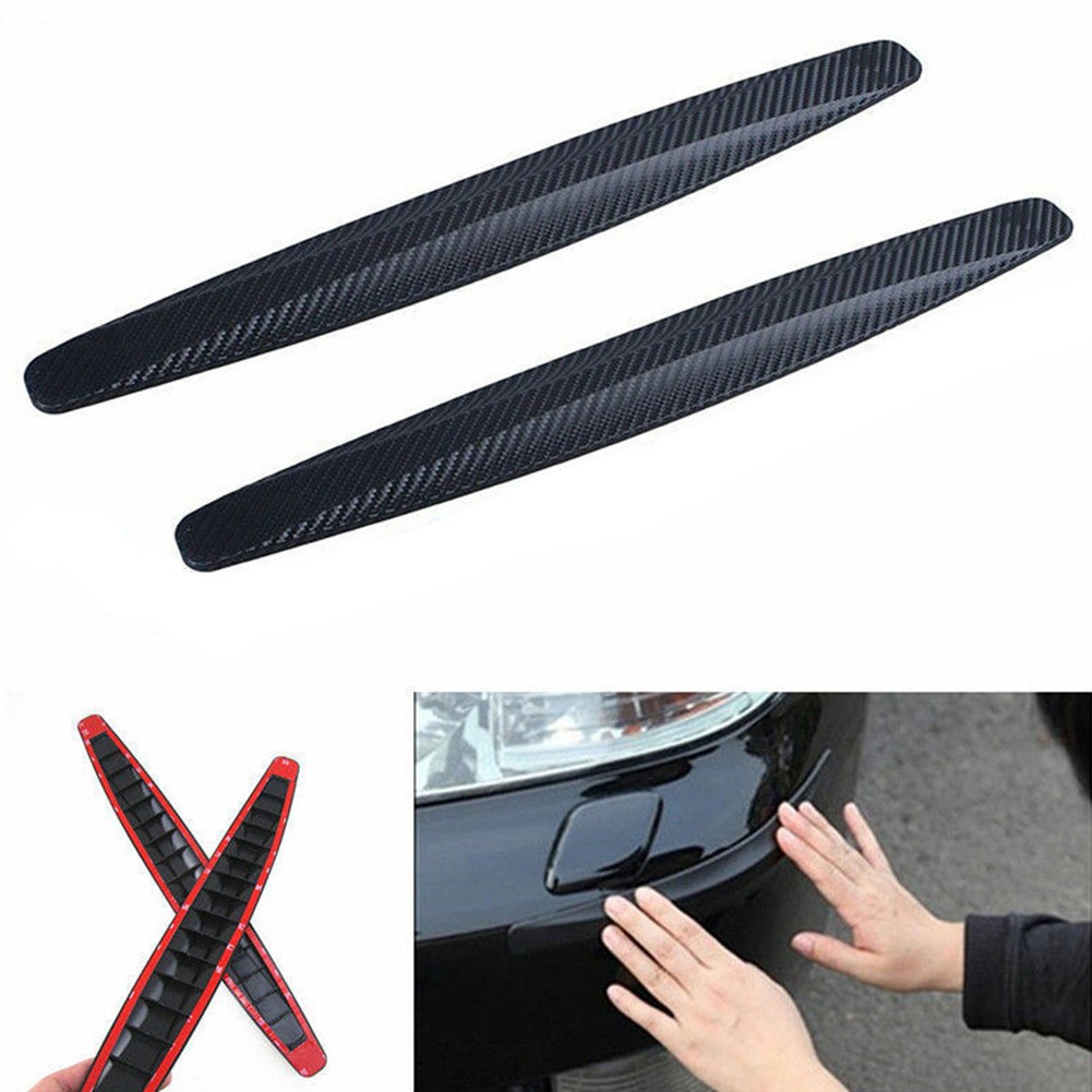 Bộ 2 Miếng Dán Sợi Cacbon Chống Trầy Xước Bảo Vệ Cạnh Xe SUV