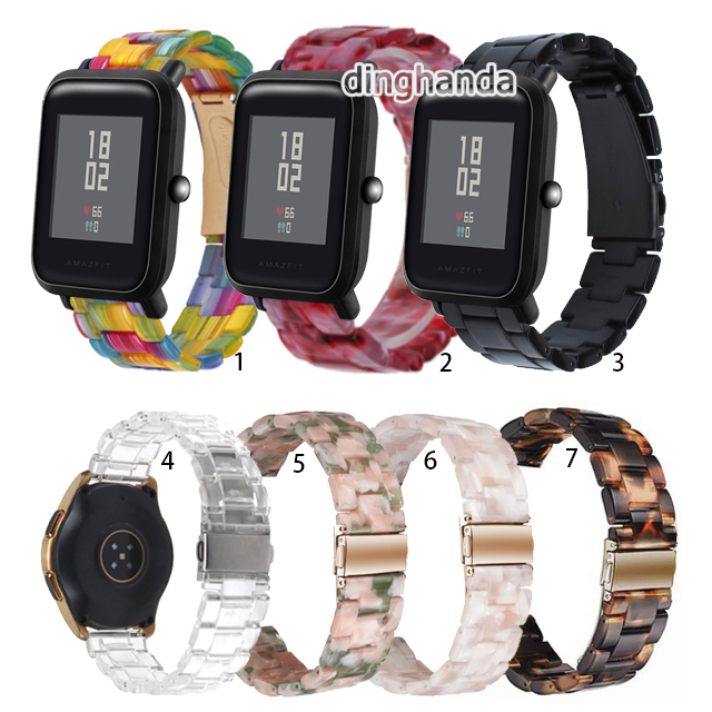 Dây Đeo Thay Thế Chất Liệu Nhựa Màu Trong Suốt Cho Huami Amazfit Bip Lite S U Bip 3 pro