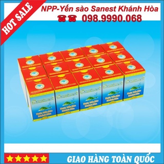 [Combo 15 lọ] Nước Yến sào Sanvinest Khánh Hòa đóng lọ 70ml
