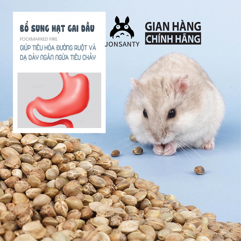 Thức ăn cho hamster hạt dinh dưỡng cao cấp hàng chính hãng JONSANTY giúp tăng cường sức đề kháng gói lớn 450gram CST100