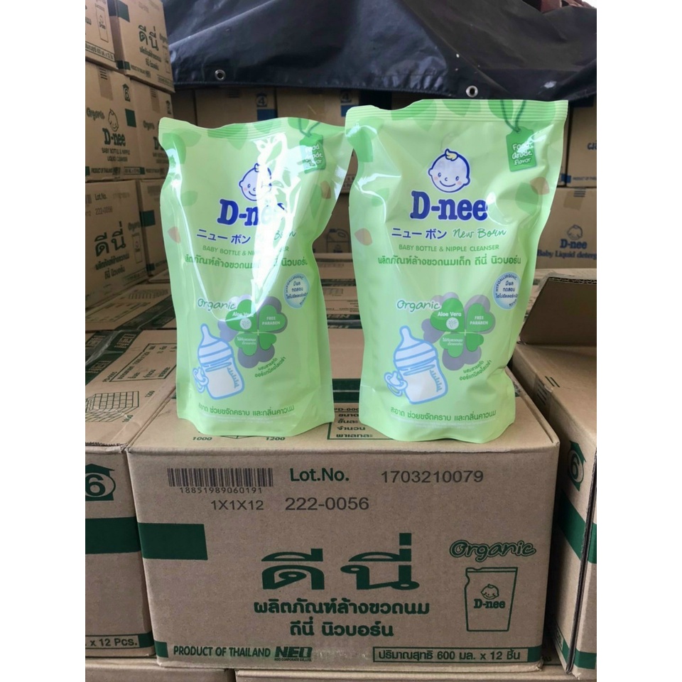Nước rửa bình Dnee túi 600ml