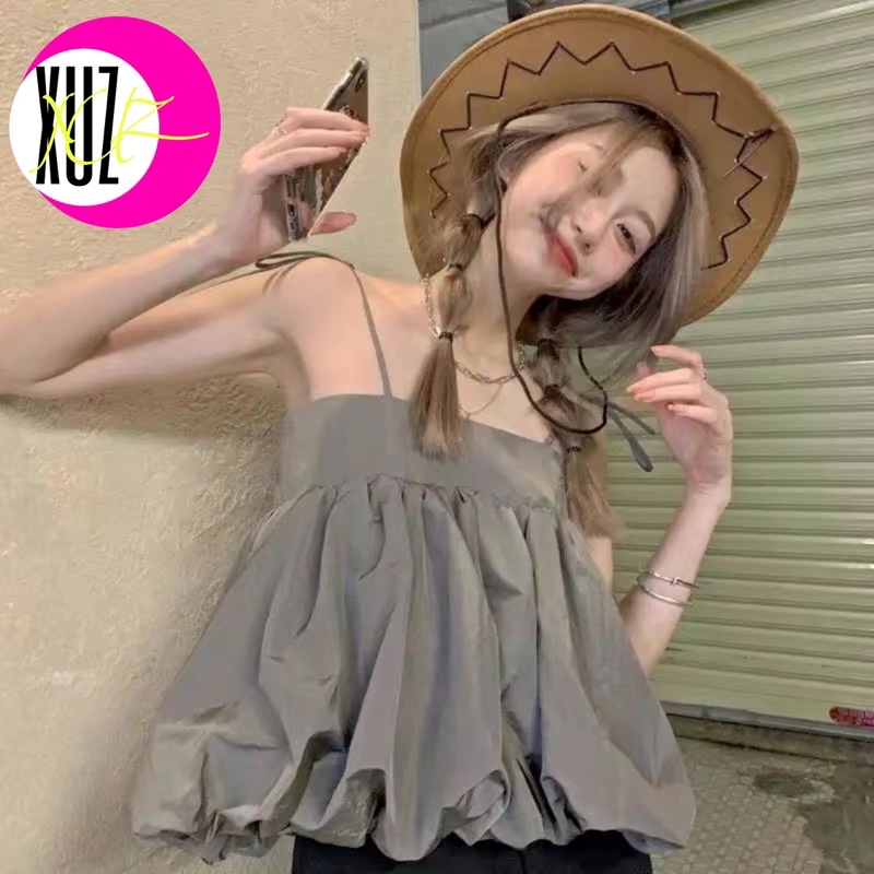 A17 Áo Bí Bồng 2 Dây Dễ Thương Áo Bong Bóng