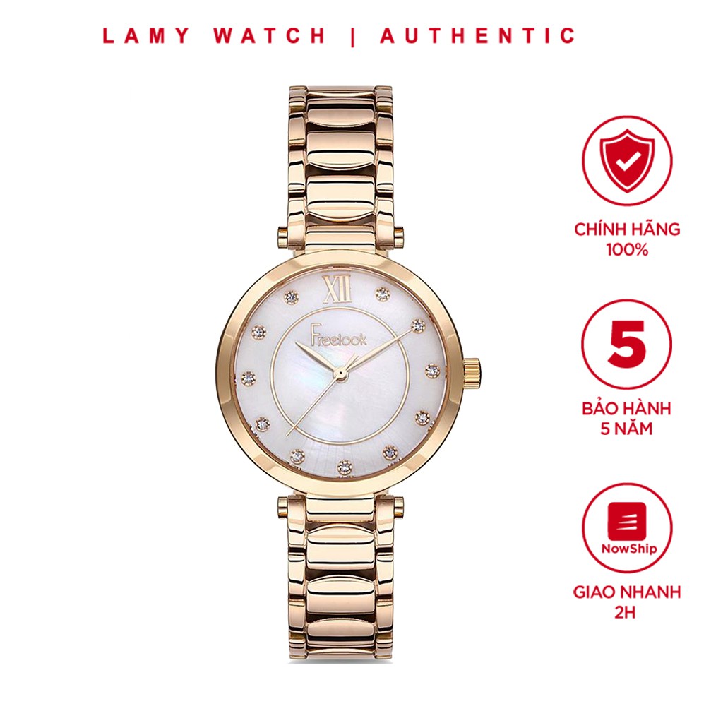 Đồng hồ nữ Freelook Elegant Muse Gold Metal Wire Watch FL5204 - LAMY WATCH