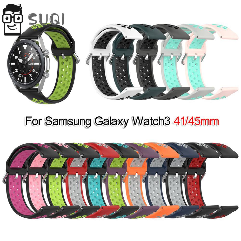 Dây Đeo Thay Thế 20mm 22mm Cho Đồng Hồ Samsung Galaxy Watch 3 41mm 45mm