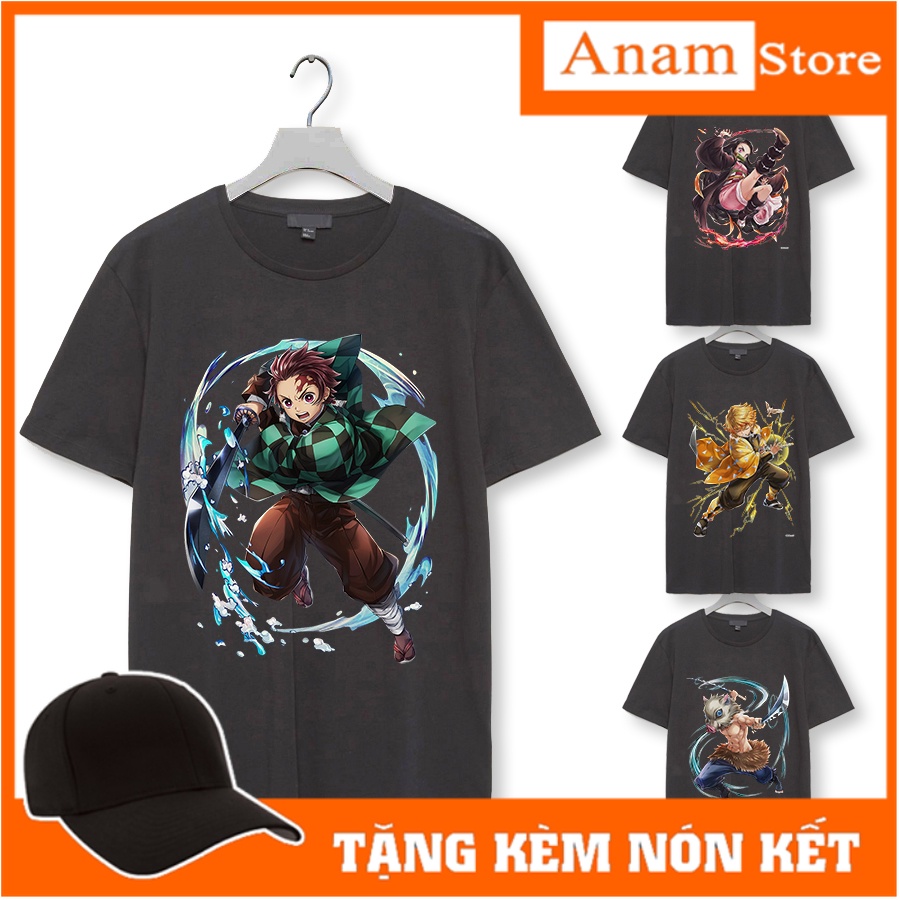 Áo thun Kimetsu no Yaiba 2, Full size cho bé đến người lớn, Anam Store