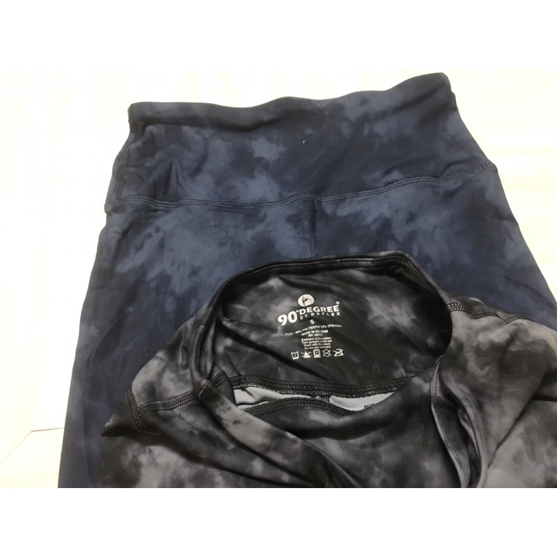 Quần legging Tie Dye 90 degree, hàng xuất xịn