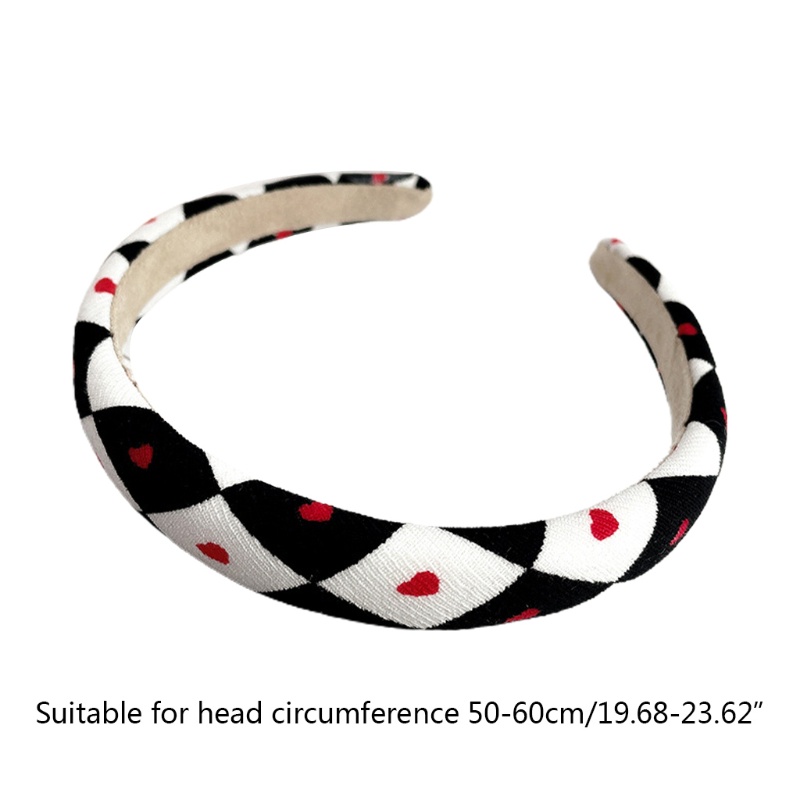 Băng Đô Mềm Co Giãn Chống Trượt Họa Tiết Hình Học Hợp Thời Trang Cho Nữ