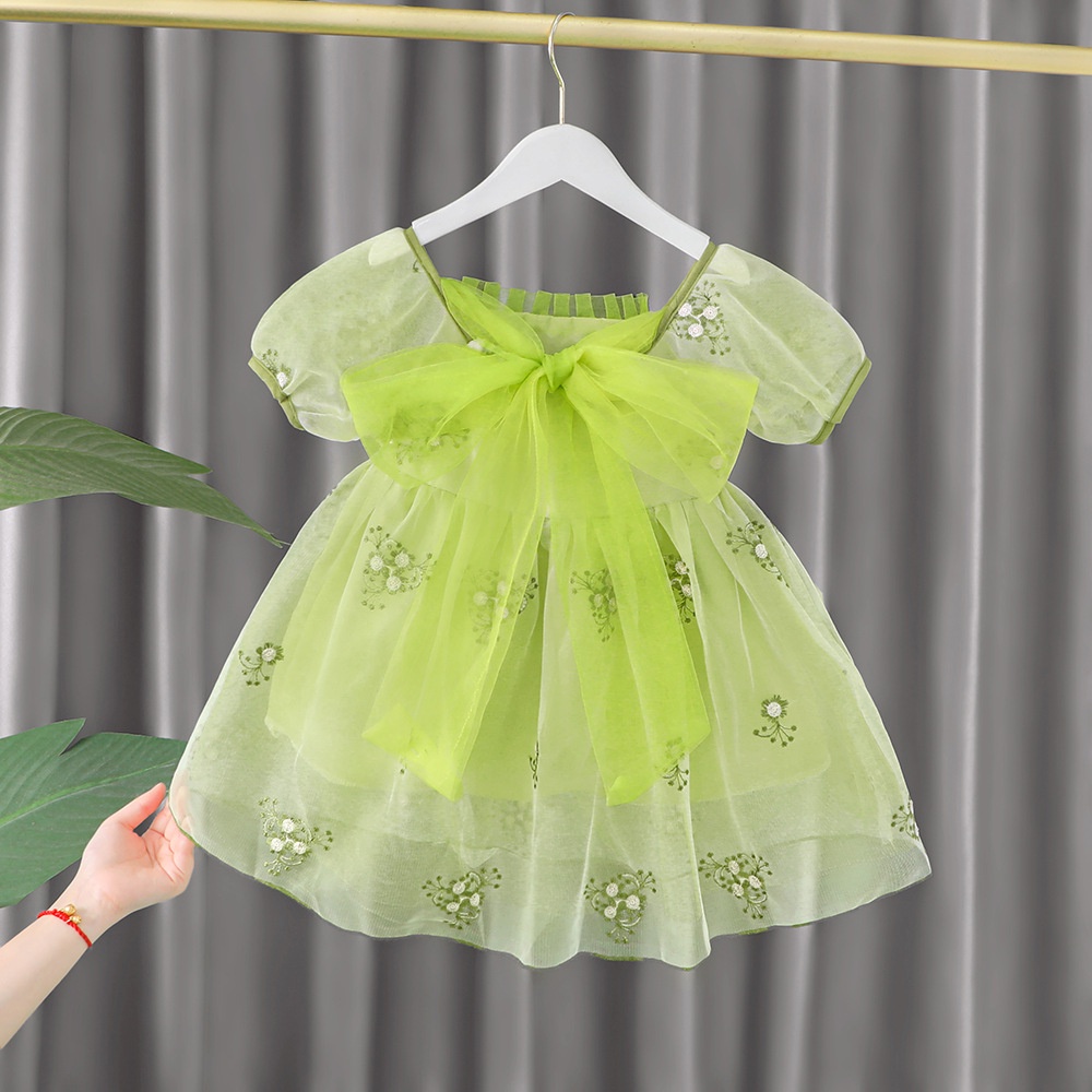 Đầm Công Chúa Phong Cách Hàn Quốc Thời Trang Mùa Hè Cho Bé Gái