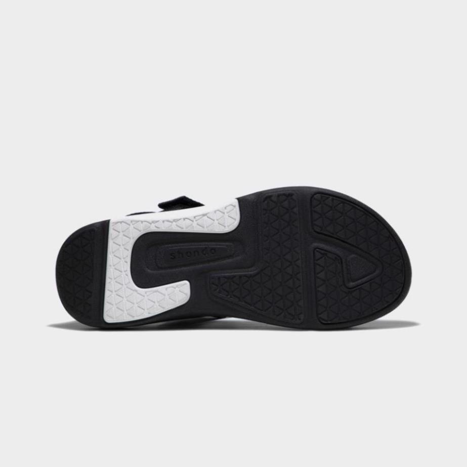 Giày sandal Shondo F7 nam nữ đi học đế cao đen fulll F7R1010 -ng8s 📇 ,