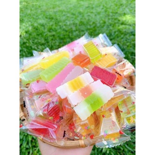 Mứt rau câu giòn siêu ngon hộp 1kg  500g