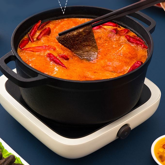 Gia vị lẩu tê cay Tứ Xuyên Hải Đế Lao Haidilao 150G (vị tê cay nồng) cốt lẩu cô đặc nếu ăn kèm đậu phụ phomai rất ngon | BigBuy360 - bigbuy360.vn