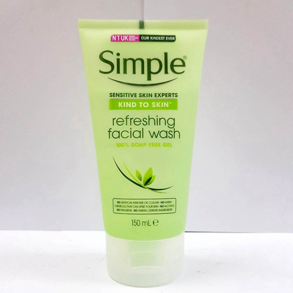 Sữa Rửa Mặt Simple Kind To Skin Refreshing Facial Wash Gel – 150ml XZ