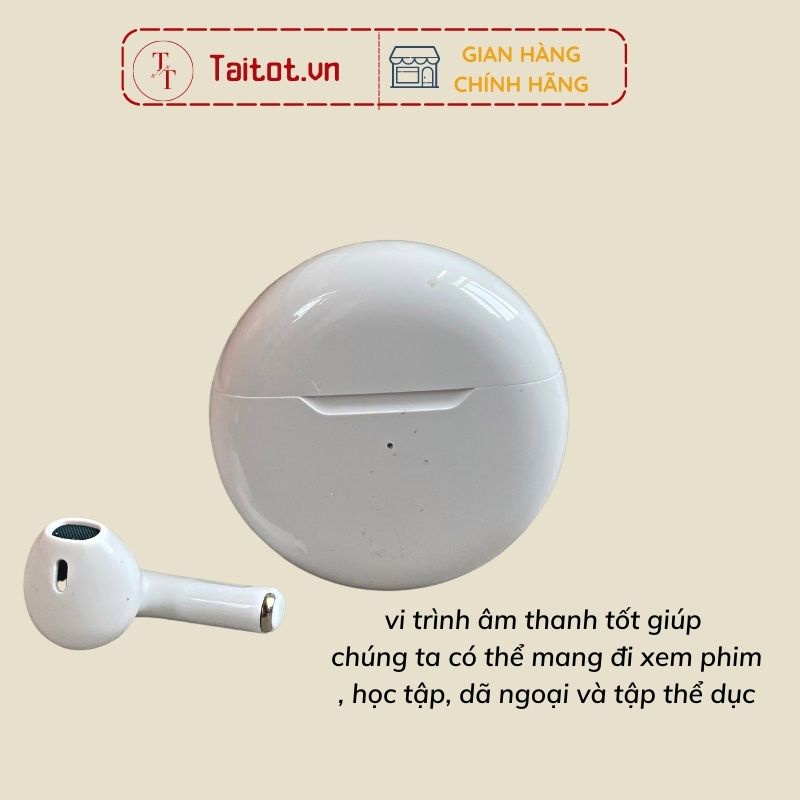 Tai nghe không dây bluetooth Pro 6 chuẩn kết nối 5.0 - Taitot