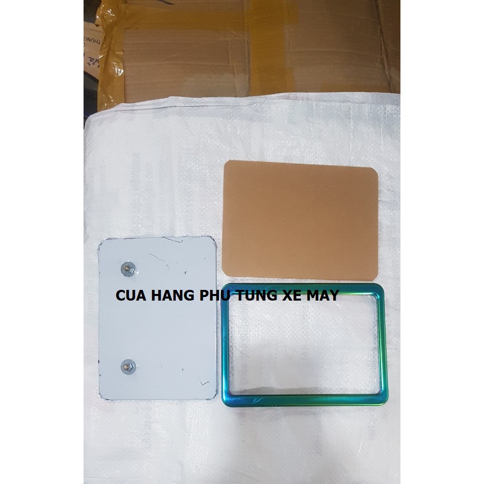 BỘ KHUNG KIỂN SỐ 7 MÀU KIỂU MALAI ( trọn bộ khung + mica ) gắn mọi dòng XE MÁY
