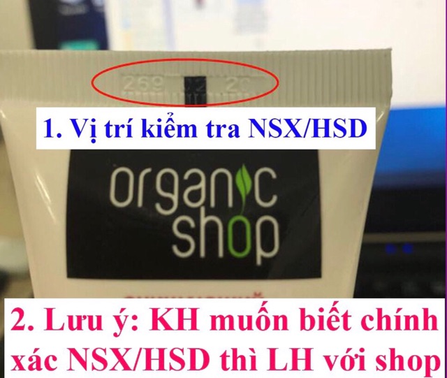 Tẩy da chết FREESHIP Tẩy da chết Organic Shop chiết xuất hoa anh đào