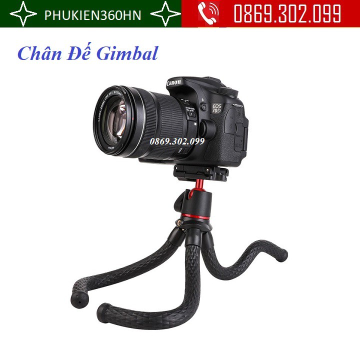 Chân Đế Gimbal Bạch Tuộc Cho Điện Thoại Và Máy Ảnh YT-138A