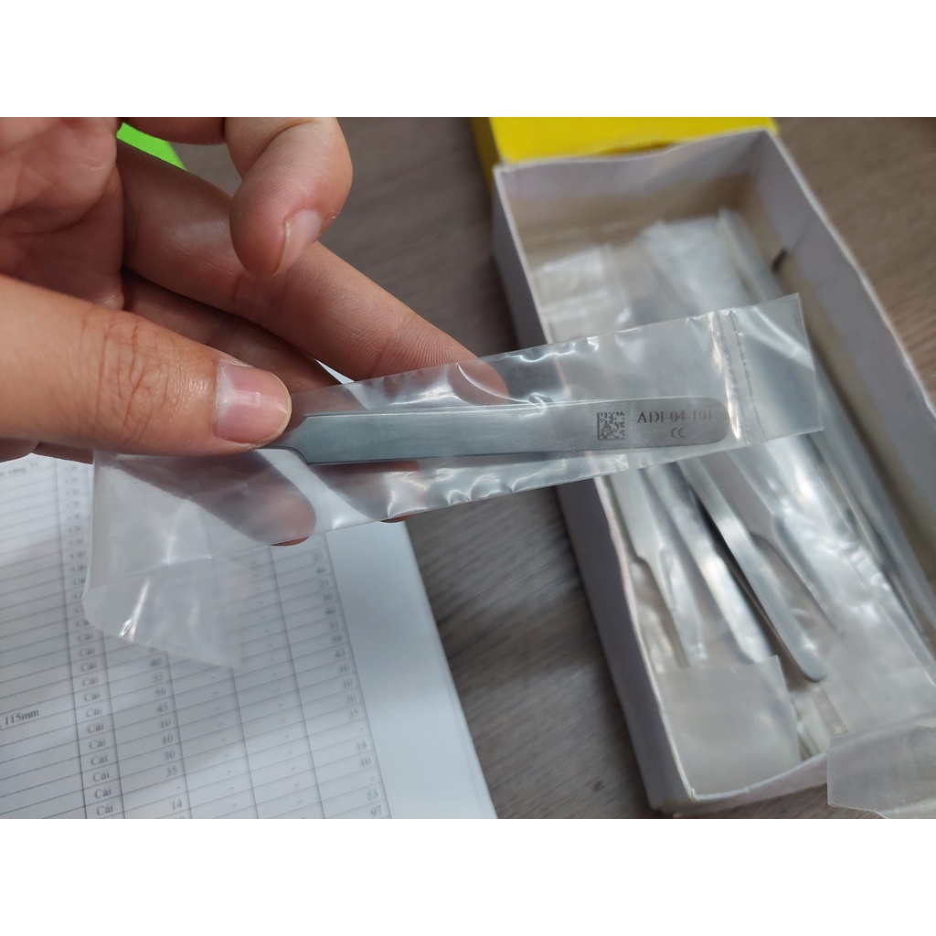Nhíp vi phẫu 110mm đầu 0.2mm hàng chính hãng 100%