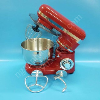 Máy trộn bột, đánh trứng, đánh kem Biolomix BM6178 1200W, bồn trộn inox 4 lít, 3 phơi đánh