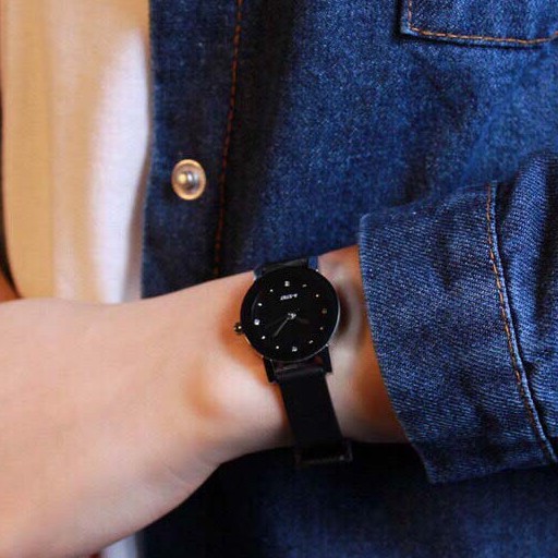 Đồng hồ thời trang nữ JH033 dây cao su cực bền, êm tay mặt chấm tuyệt đẹp | BigBuy360 - bigbuy360.vn