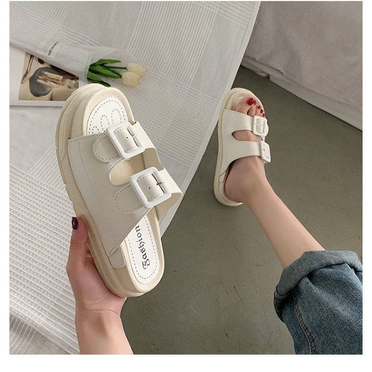 Dép Sandal Đế Dày Thời Trang Mùa Hè Phong Cách Mới