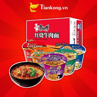 Mì tôm ăn liền Khang Sư Phụ hộp 85g, đồ ăn nội địa Trung - TIANKONG