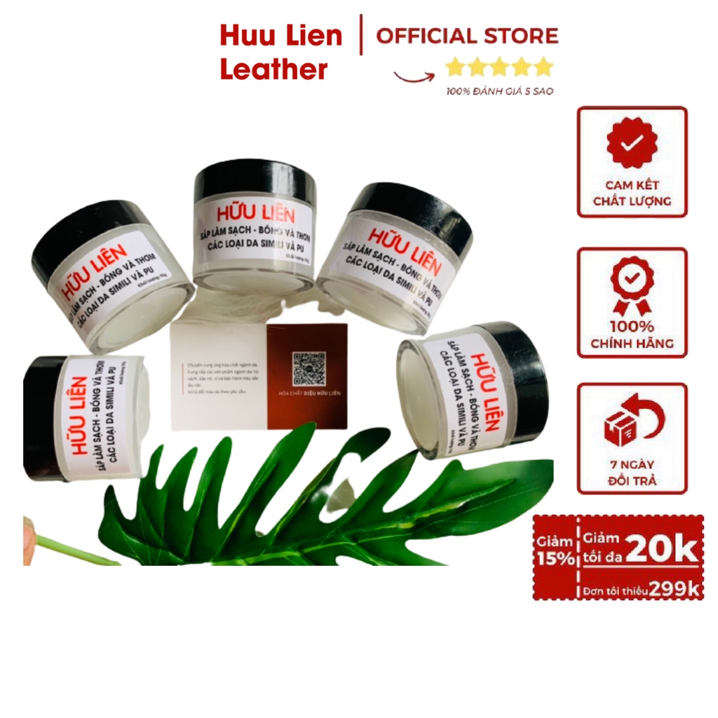 Sáp thơm không màu, đánh bóng,  Làm Sạch Các Loại Da, Simili, Pu Có Mùi Thơm Dễ Chịu