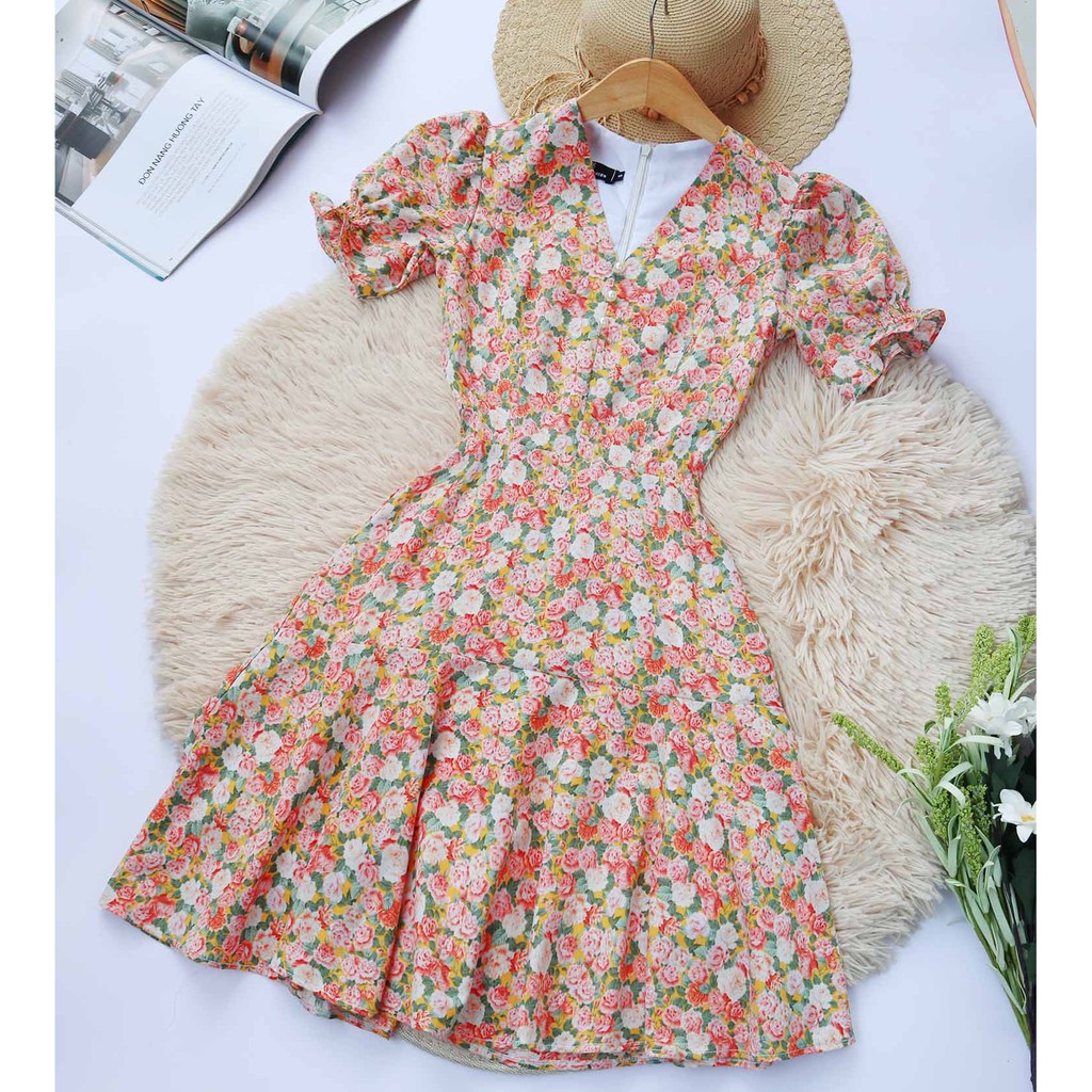 [Mã FATHANG5 giảm 10K đơn 50K] Đầm nữ hoa nhí đuôi cá thời trang hè MẶC SIÊU MÁT SIÊU XINH may 2 lớp, lót cotton mềm mịn | BigBuy360 - bigbuy360.vn