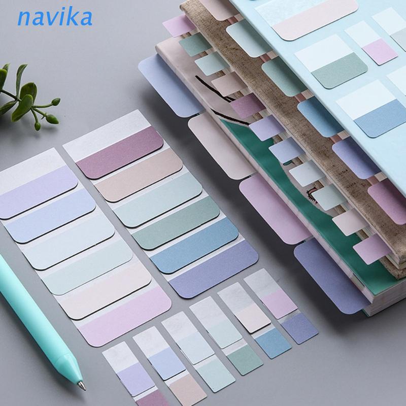 Nav Giấy Dán Ghi Chú Phân Loại Hồ Sơ Nhiều Màu Sắc Có 3 Kích Cỡ