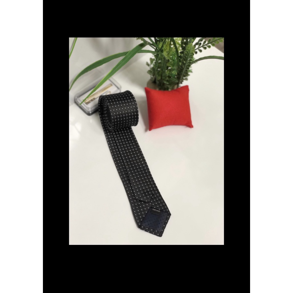 Cà vạt trơn cà vạt chấm bi trẻ trung lịch lãm phong cách Hàn Quốc thời trang dành cho nam