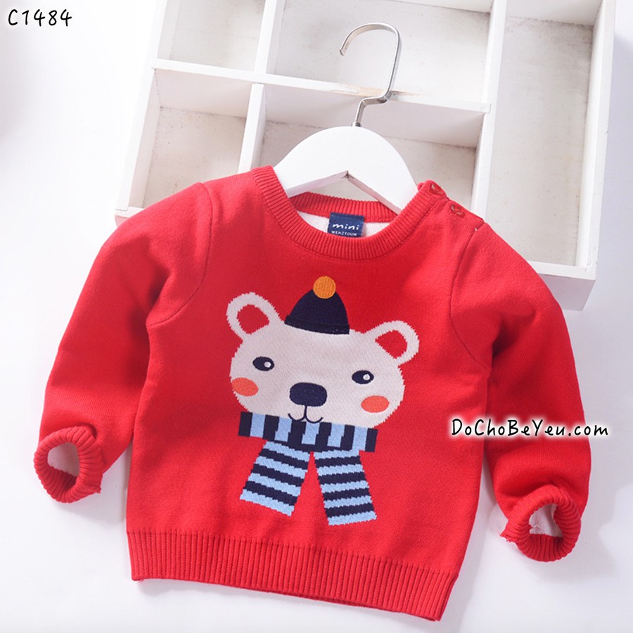 Áo len cho bé trai 6 tháng đến 3 tuổi