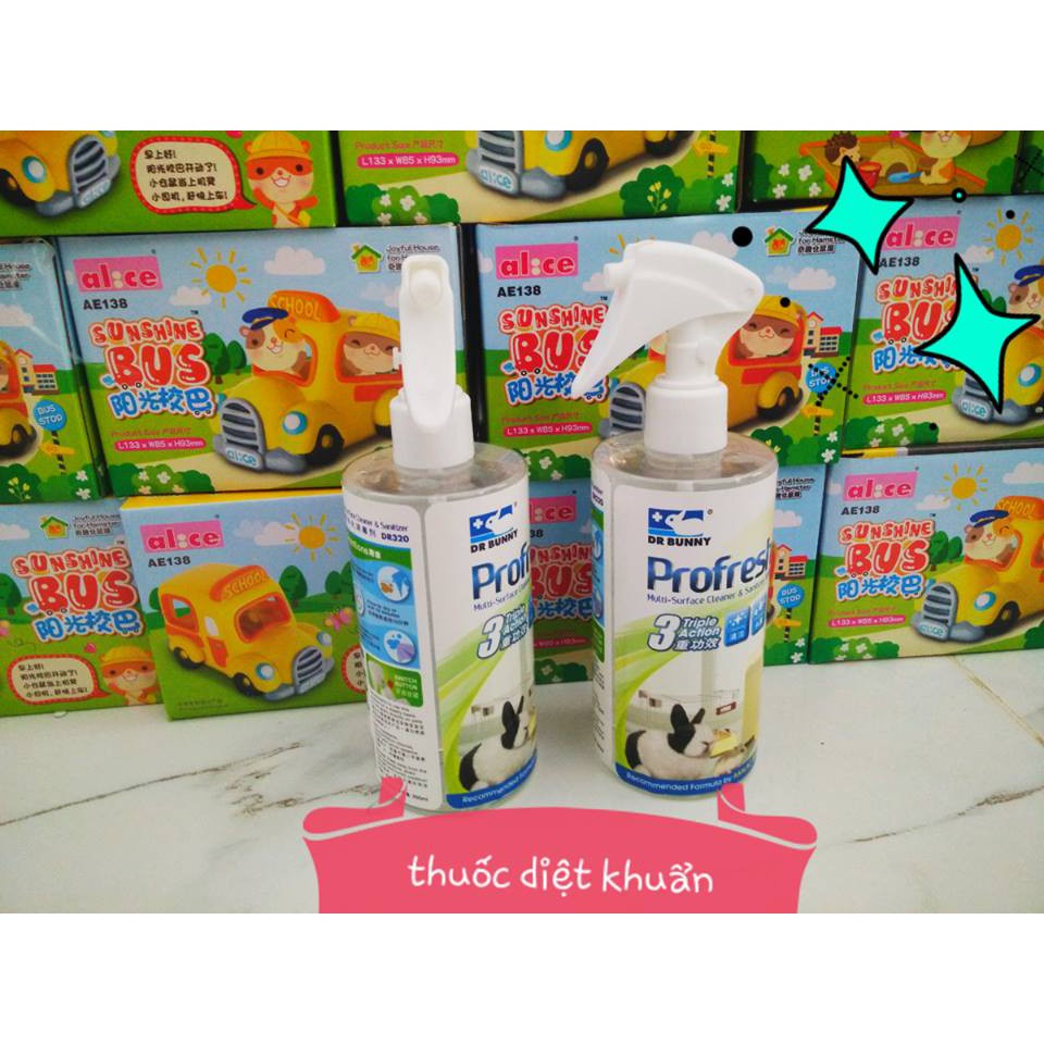 thuốc xịt diệt khuẩn Dr Bunny dành cho hamster/sóc/thỏ/bỏ